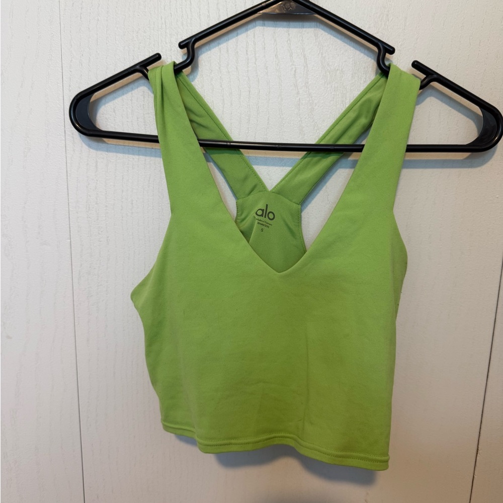 ALO Yoga Green Crop Top